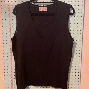 Black Tank Top for Business Wear